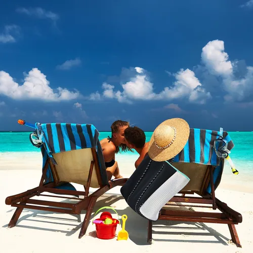Miniatura 7 de QOGiR Bolsa de playa multiusos de neopreno con bolsillo interior con cierre de cremallera