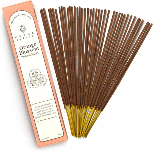 Miniatura 49 de Bakhoor - Varitas de incienso orgánicas sumergidas a mano, 100 varillas con hierbas naturales e ingredientes aromáticos, tiempo de combustión de 45