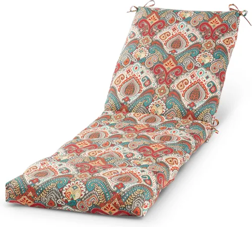 Miniatura 26 de Cojín reversible para silla de descanso para exteriores, color blanco tropical
