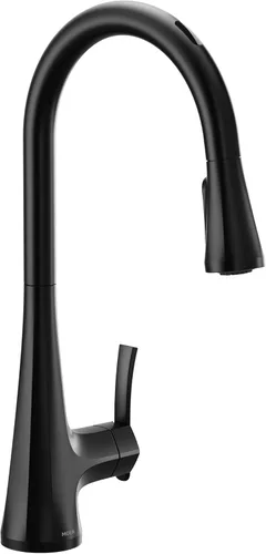Miniatura 10 de Moen S6235NL Sinema Grifo de barra desplegable de arco alto de una sola manija con Power Clean y Reflex, níquel pulido