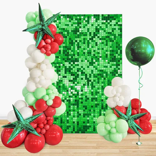 Miniatura 12 de Paneles de fondo de pared con brillo plateado de 3 pies x 4 pies con lentejuelas brillantes de discoteca, fondo de fotos para fiestas, bodas