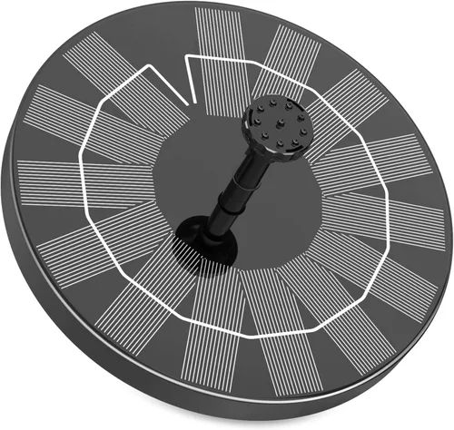Miniatura 4 de Fuente solar flotante al aire libre 3.5W bomba solar de estanque con 6 boquillas para baño de pájaros, acuario, jardín, fuente (1 unidad)