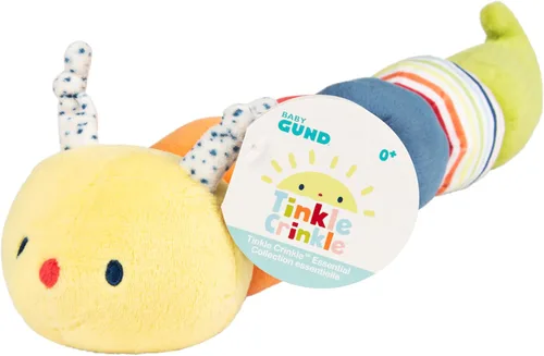 Miniatura 5 de GUND Baby Tinkle Crinkle Collection Essential Caterpillar - Peluche sensorial, 14 pulgadas Oruga multicolor