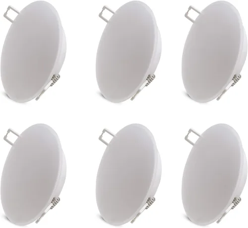 Miniatura 10 de Lámpara de techo empotrable LED de 12 voltios, luz de disco de 3 pulgadas, regulable 4 W 3500 K blanco cálido, luz interior de montaje empotrado
