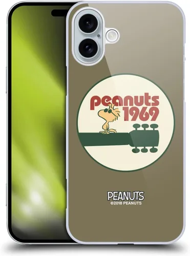 Miniatura 104 de Head Case Designs Funda rígida con licencia oficial de Peanuts Snoopy Woodstock Far Out Woodstock 50th compatible con Apple iPhone 15 Plus