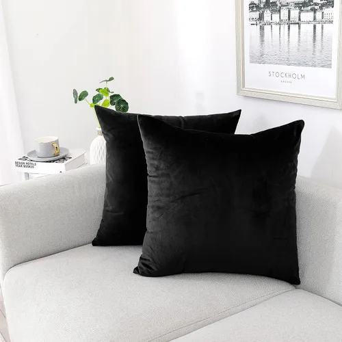 Miniatura 43 de NiNi ALL - Juego de 2 fundas de almohada decorativas de terciopelo, fundas de almohada para sofá, fundas de almohada para dormitorio, sala de estar