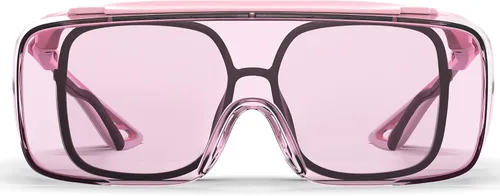 Miniatura 3 de Gafas de seguridad antiniebla, gafas protectoras con bloqueo de luz azul, antipolvo, protección UV, para hombres y mujeres Rosa