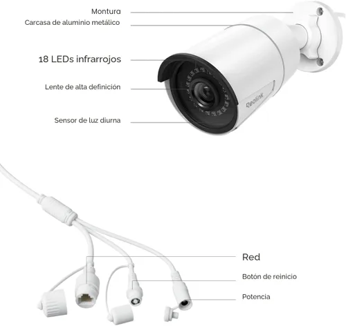 Miniatura 8 de REOLINK Cámara de seguridad PoE de 5 MP, vigilancia interior al aire libre para el hogar, detección de personas/vehículos/mascotas, lapso de tiempo
