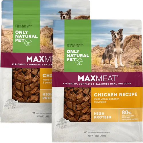 Only Natural Pet MaxMeat Alimento Seco Holístico Secado al Aire para Perros - Totalmente Natural, Alto en Proteínas, Sin Granos e Ingredientes