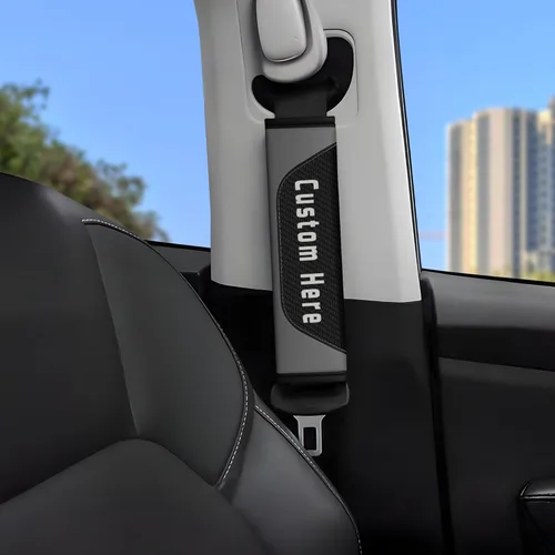 Miniatura 11 de Funda personalizada para almohadilla de cinturón de seguridad – Almohada suave para cinturón de seguridad para niños y adultos – Almohadilla