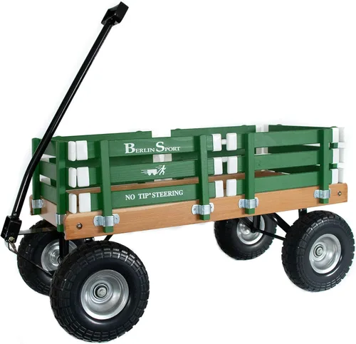 Miniatura 7 de Carreta Deportiva Berlin Flyer - Modelo F410 - Fabricada por Amish en Ohio, EE. UU. - Neumáticos antipinchazos de 10 pulgadas (Azul)