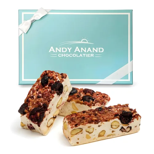 Miniatura 10 de Andy Anand - Cáscara de naranja suave, quebradizo, turrón, turrón de España rico en miel de flores silvestres. Prueba en cada bocado, fabricado