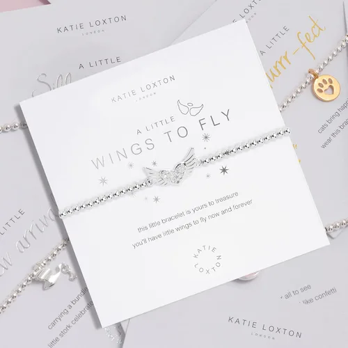 Miniatura 2 de Katie Loxton a Little Mantras - Pulsera elástica ajustable con dije para mujer.