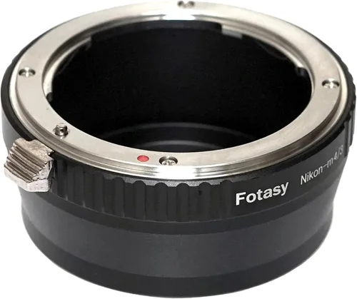 Miniatura 2 de Fotasy Adaptador Manual de Lente NK a M4/3, Montura F a MFT, Compatible con Nikon F lente Panasonic G7 G9 GF8 GF90 GH5 II GX7 GX9 GX850 G90 G91 G95