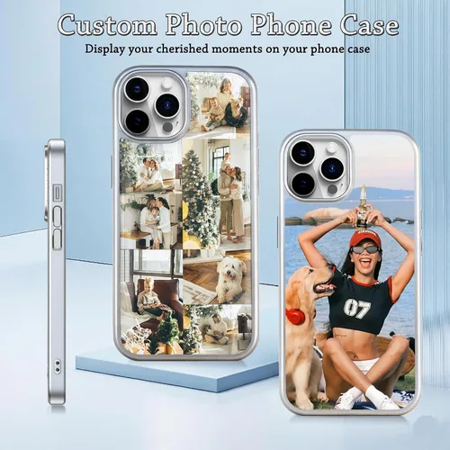 Miniatura 4 de Funda personalizada para iPhone 17, 16, 15, 14, 13, 12, 11 Pro/Max/Plus/XR, fundas personalizadas, diseña tu propia funda perfecta para fotos, 3