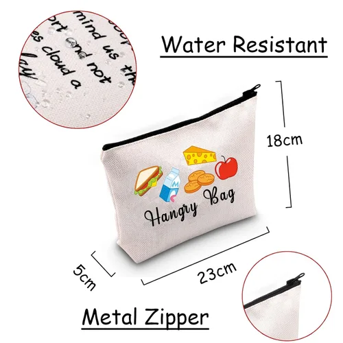 Miniatura 2 de JXGZSO Divertido regalo de comida Hangry Bag Snack Bolsas de viaje Snacks de emergencia Bolsa de almacenamiento de alimentos Snack Lover Regalo