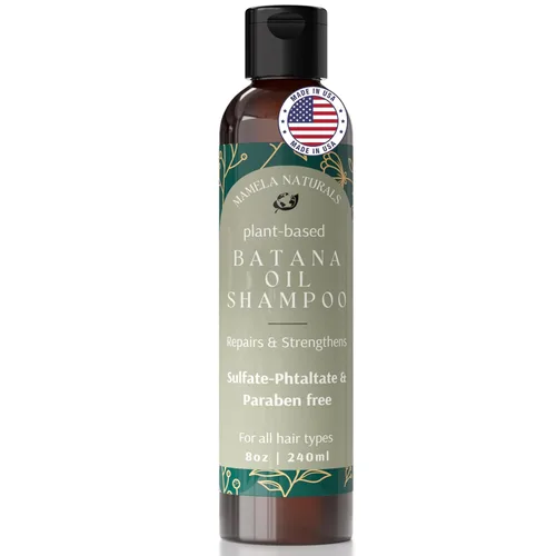 Batana Oil for Hair Growth Shampoo con romero – Champú de aceite de batana sin sulfatos ni parabenos – Champú nutritivo y rejuvenecedor para