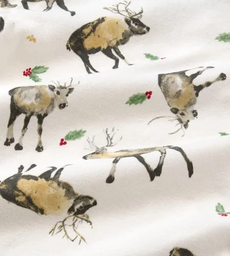 Miniatura 7 de Burts Bees Baby Pijama de algodón orgánico para vacaciones a juego para bebés