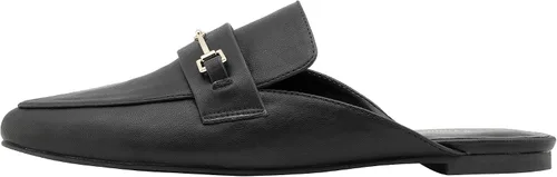 Miniatura 2 de DREAM PAIRS - Mocasines bajos con hebilla, puntera puntiaguda y talón descubierto para mujeres