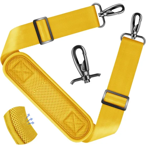 Miniatura 157 de ZINZ Correa de hombro universal de 59 pulgadas con almohadilla transpirable fija ultra gruesa, correa de hombro ajustable y resistente para bolsa