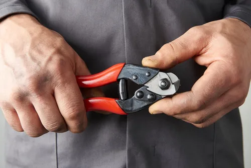 Miniatura 3 de FELCO C7 Cortadores de Cable Fabricados en Suiza – Cortadores de Alambre de Una Mano para Líneas de Freno de Bicicleta, Cercado y Trabajo Eléctrico