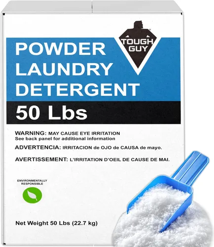 (50 libras) - Detergente en polvo para ropa sucia, para uso doméstico y comercial, aroma cítrico, bajo contenido de espuma, respetuoso con el medio