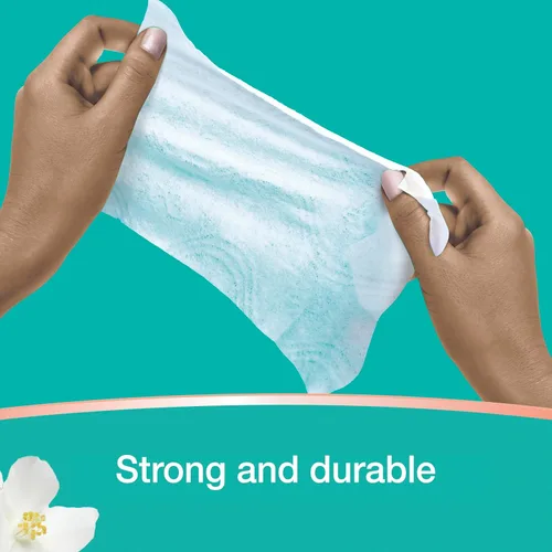 Miniatura 8 de Pampers - Toallitas Clean & Calm, aroma a flores de algodón, 336 toallitas en total (6 paquetes con tapa emergente)