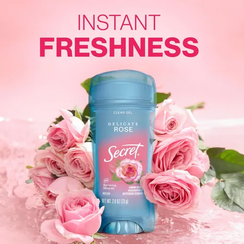 Miniatura 5 de Secret Desodorante antitranspirante fresco para mujer, protección transpirable contra el sudor y el olor durante 72 horas, frescura instantánea