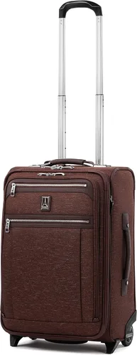 Miniatura 5 de Travelpro Platinum Elite - Rollaboard extensible de 22 pulgadas, Bordeaux, Platinum Elite Softside - Equipaje vertical expandible