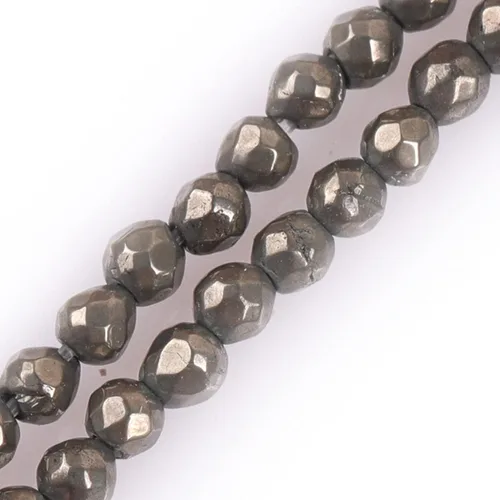 Miniatura 28 de GEM-Inside - Cuentas sueltas de turmalina negra natural de 0.157 pulgadas (0.157 in) facetadas de grado AAA, cuentas de energía de piedra energética