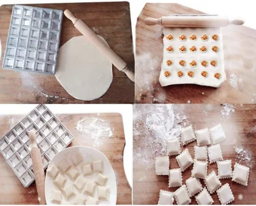 Miniatura 3 de Fdit Ravioli de aluminio ahorro de energía Bola de masa masa fabricante de moldes fabricante de utensilios de cocina