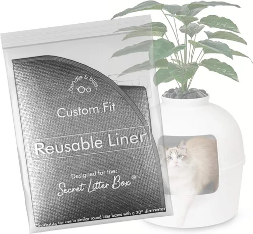 Bundle & Bliss - Bolsas de arena reutilizables para caja de arena secreta, paquete de 3, fáciles de limpiar, antideslizantes para caja de arena