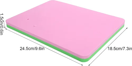 Miniatura 7 de Almohadilla de espuma de fondant, alfombrilla rectangular de esponja de fondant con 5 agujeros para decoración de tartas, hecha personalmente
