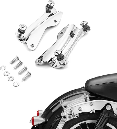 Miniatura 10 de Mofun Kit de Hardware de Acoplamiento de 4 Puntos de Liberación Rápida Tour Pack Kit de Acoplamiento de Respaldo Compatible con Harley Touring Road
