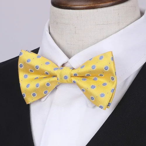 Miniatura 2 de HISDERN Corbatas de lazo para niños preatadas, pajaritas ajustables para niños, con clip, divertidos corbatines estampados para bodas y fiestas