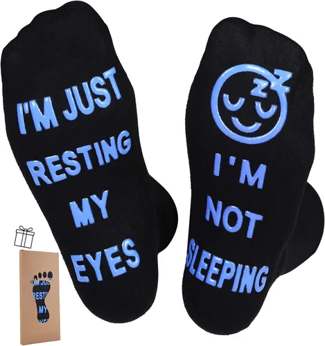 ZXGXLAW Birthday Gifts for Dad,Men Husband Grandpa Women idea Fathers Day Christmas Im Not Sleeping Just Resting My Eyes