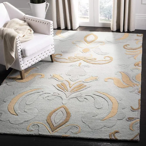 Miniatura 6 de SAFAVIEH Soho Collection - Alfombra de pasillo, 2 pies 6 pulgadas x 8 pies, azul claro y multicolor, lana hecha a mano, ideal para zonas de alto