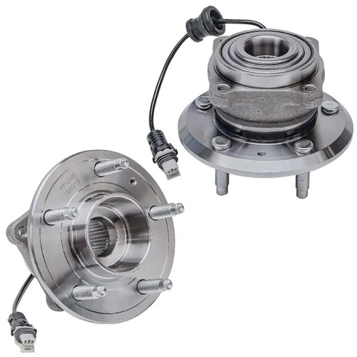 Detroit Axle - 2 bujes de cojinete de rueda trasera para Chevrolet Equinox Pontiac Torrent Suzuki XL-7 2007-2009, Saturn Vue 2008-2010, Captiva