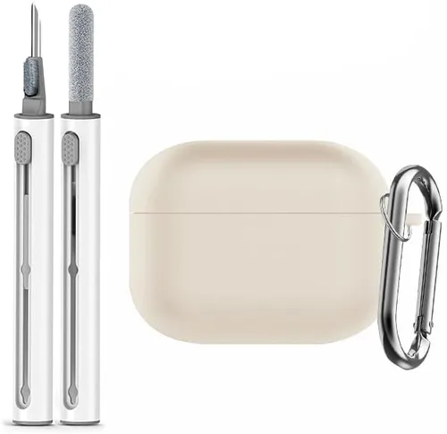 Miniatura 9 de Funda de silicona para AirPods Pro de 2 generación con kit de limpieza, llavero para hombres y mujeres, accesorio protector ideal para AirPods Pro