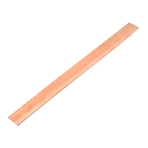 Miniatura 10 de MECCANIXITY 1 barra plana de cobre de 12 x 1 pulgada, barra de cobre de 1/4 pulgadas de grosor para proyectos arquitectónicos de sistemas de puesta