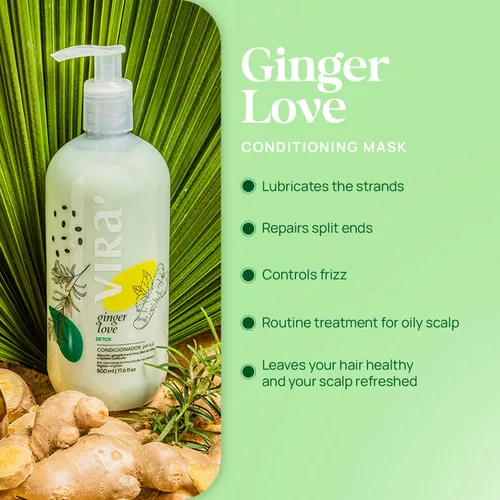 Miniatura 6 de VIRÁ Juego de champú y acondicionador brasileño, sin parabenos, tratamiento hidratante profundo, recuperación del cabello, acción refrescante