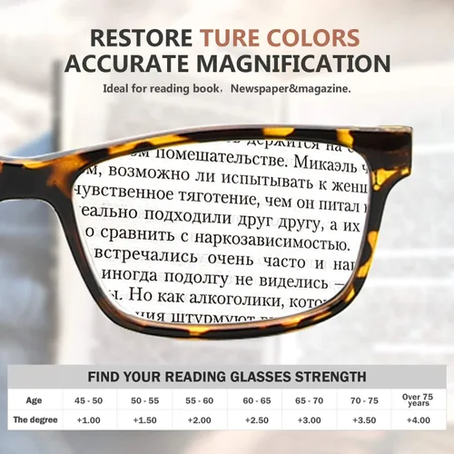 Miniatura 5 de Eyekepper Paquete de 4 lentes de lectura para mujeres y hombres, diseño de lentes de lectura +0.50