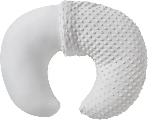 Miniatura 15 de Almohada de lactancia y posicionador con funda para lactancia materna y alimentación con biberón, apuntalamiento del bebé, tiempo boca abajo, apoyo
