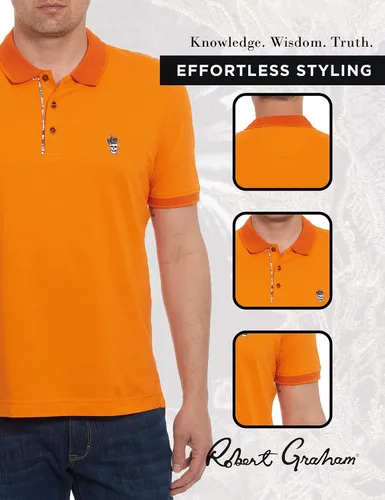 Miniatura 5 de Robert Graham Polo Lucifer para hombre 100 algodón