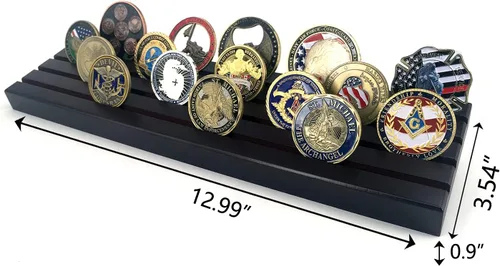 Miniatura 2 de Glamtune Soporte para monedas de 4 filas con desafío militar (grande)