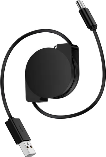 Miniatura 4 de Cable USB retráctil tipo C tipo C cargador USB C a USB A Cable de carga de sincronización de datos Note 8 Cargador para Samsung Galaxy Note 9, S22