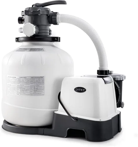 Miniatura 3 de Intex ZX100 Limpiador automático de piscina lateral a presión con 26679EG 2,150-GPH 16" Krystal Clear Salwater System y bomba de filtro de arena