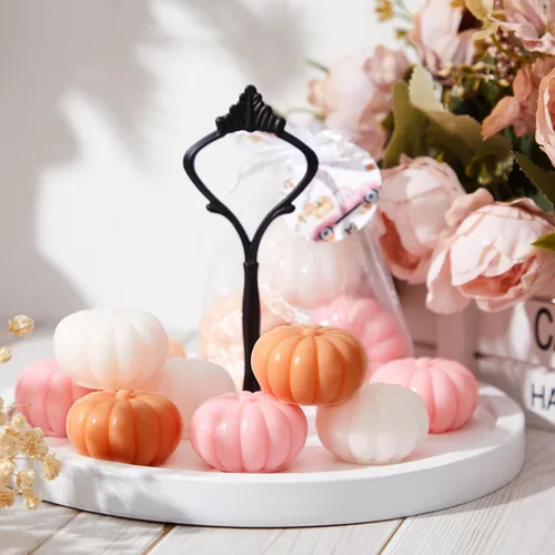 Miniatura 4 de Maxcheck 12 juegos de calabazas de otoño para baby shower, regalos de fiesta de jabón, incluye etiquetas temáticas de jabón de calabaza, bolsa