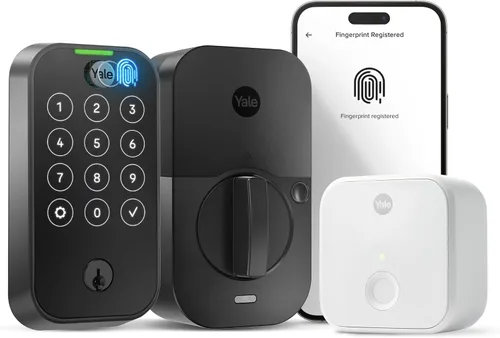 Miniatura 14 de Yale Assure Lock 2 Touch Deadbolt, cerradura de entrada de bronce aceitado con teclado digital táctil y escáner de huellas dactilares con llave