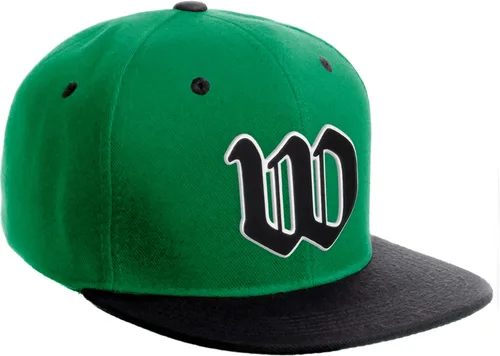 Miniatura 759 de Daxton Gorra clásica con visera de billete plano con letras del alfabeto inglés antiguo de la A a la Z